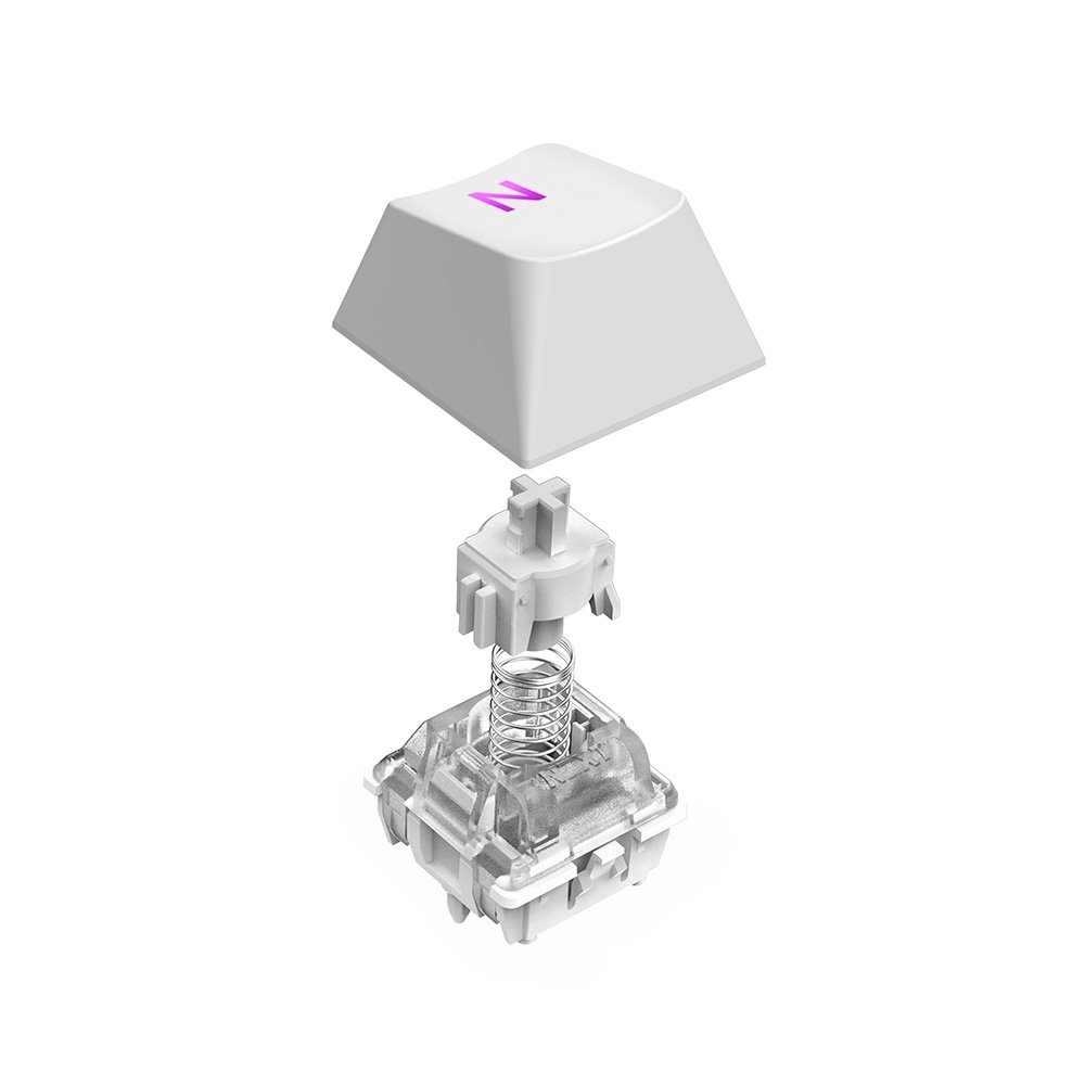 Teclado Magnético Gamer Sem Fio ( Balão.info) Function Elite MiniTKL, RGB, USB-C Removível, Branco - KB-101NW-US - foto 4