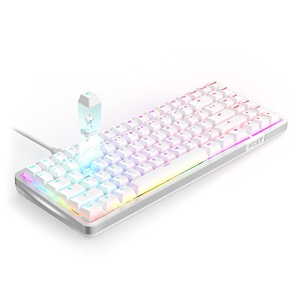 Teclado Magnético Gamer Sem Fio ( Balão.info) Function Elite MiniTKL, RGB, USB-C Removível, Branco - KB-101NW-US - foto 6