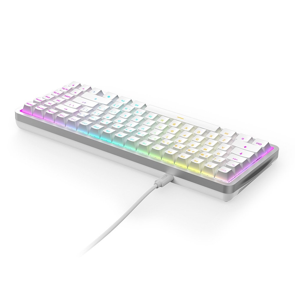Teclado Magnético Gamer Sem Fio ( Balão.info) Function Elite MiniTKL, RGB, USB-C Removível, Branco - KB-101NW-US - foto 11