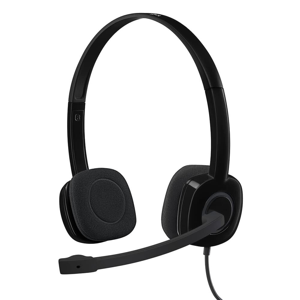 Headset com fio Logitech H151 com Microfone com Redução de Ruído e Conexão 3,5mm - 981-000587 - view 2