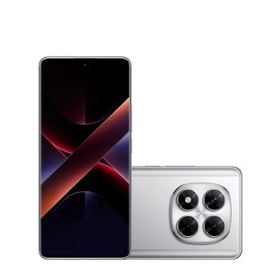 "Smartphone Xiaomi Poco X7, 5G, 256GB Rom, 8GB RAM, Octa Core, Câmera 50MP, Tela 6.67"""" Amoled, Prata - CX407PRA"