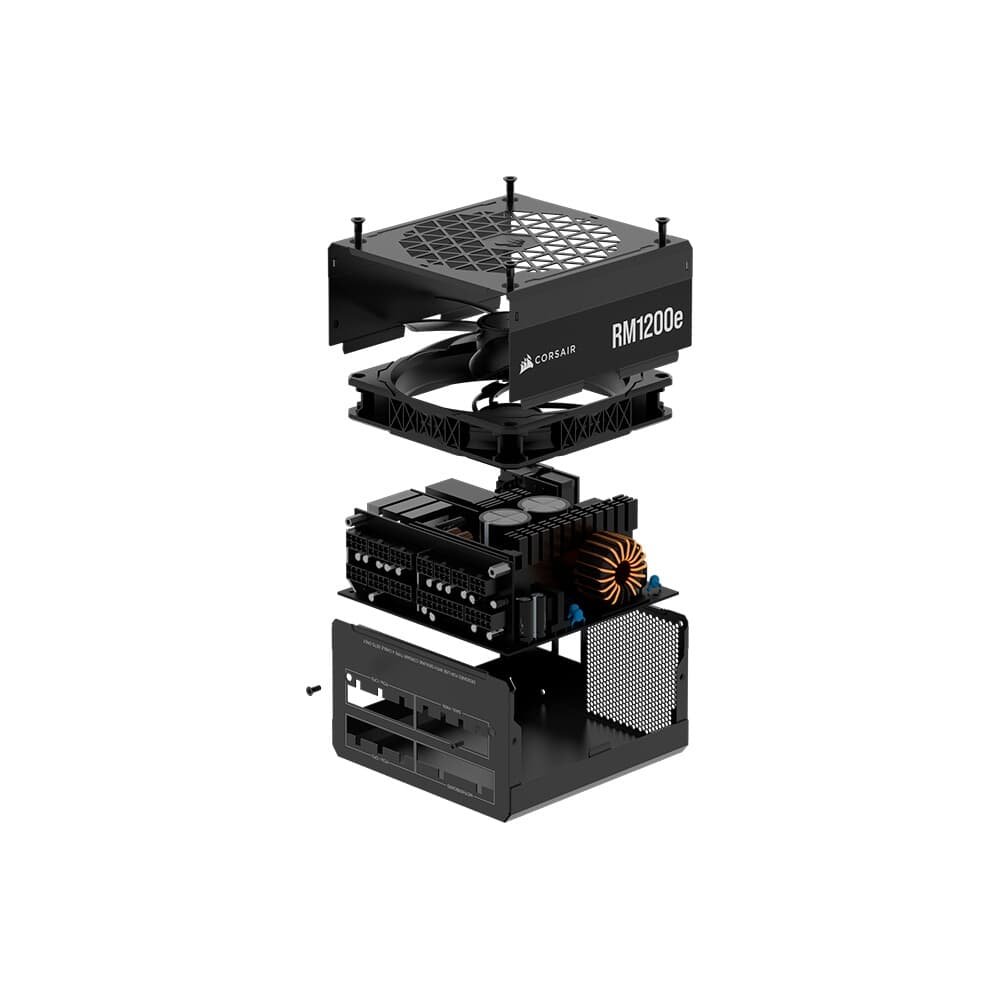 Fonte CORSAIR RMe Series RM1200e, 1200W, Full Modular, 80PLUS Gold, ATX, Preto - CP-9020258-BR - view 7