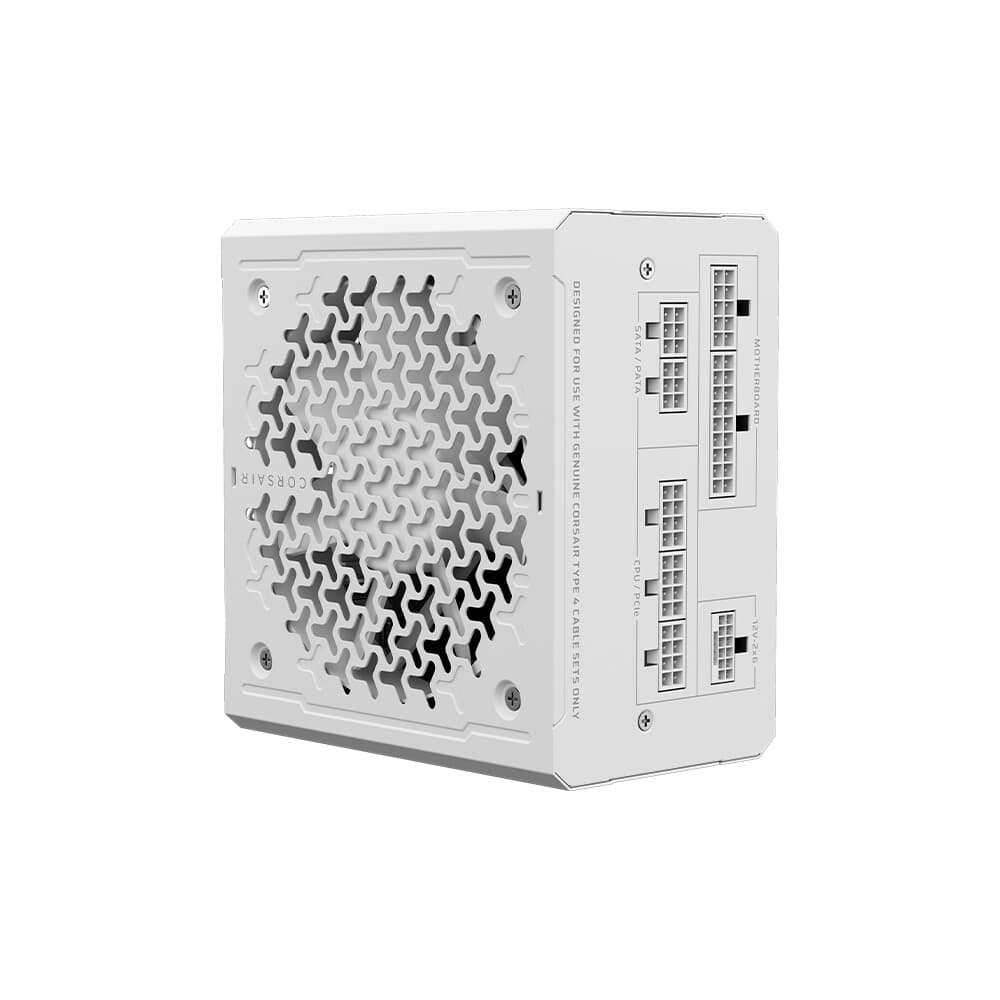 Fonte CORSAIR RMe Series RM850e 2025, 850W, Full Modular, Cybenetics Gold, ATX, Branco - CP-9020293-BR - view 3