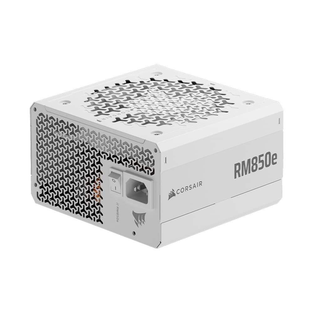 Fonte CORSAIR RMe Series RM850e 2025, 850W, Full Modular, Cybenetics Gold, ATX, Branco - CP-9020293-BR - view 8