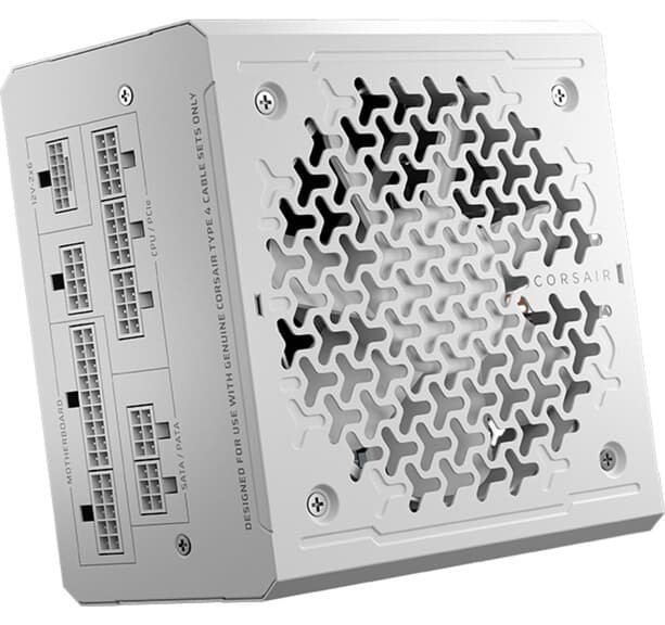 Imagem 7 de 8 do produto Fonte CORSAIR RMe Series RM1000e 2025, 1000W, Full Modular, Cybenetics Gold, ATX, Branco - CP-9020294-BR