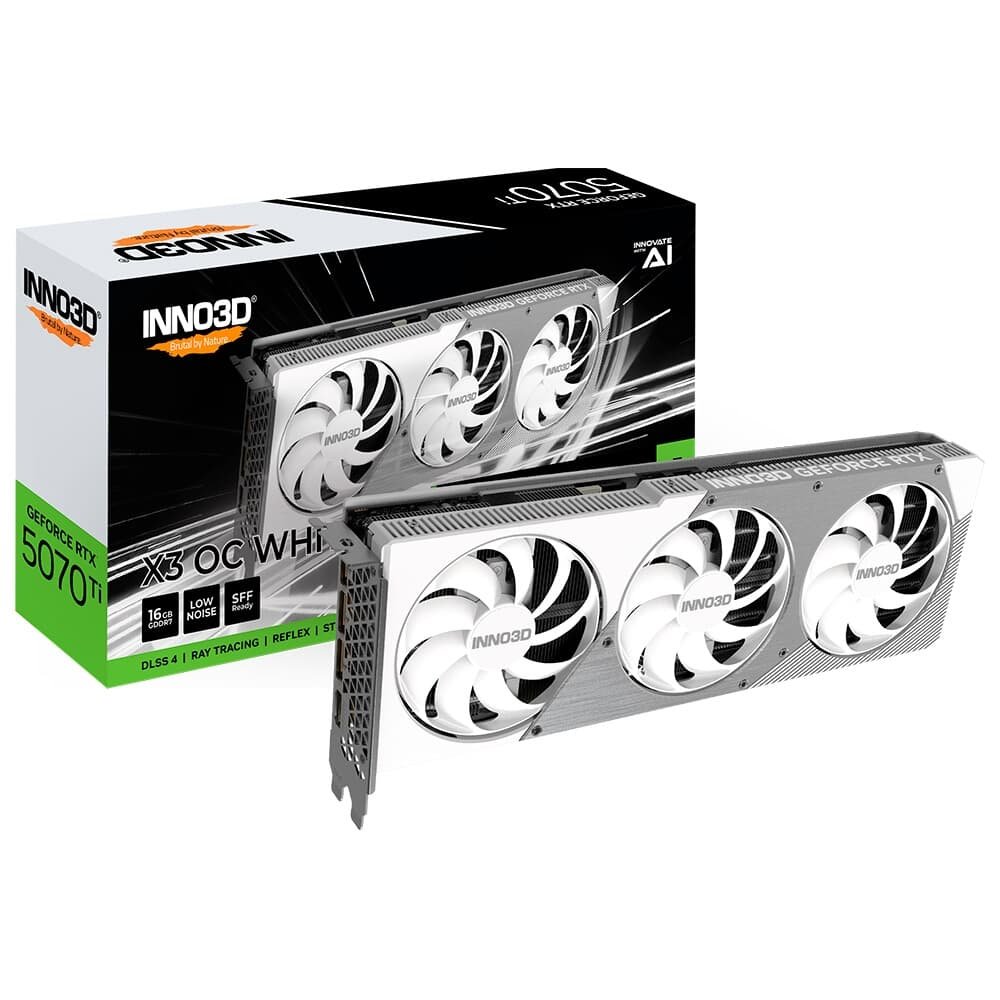 【RTX5070】GAMING TRIO OC (WHITE) MSI Brasil - MSI GeForce RTX™ 5070 12G GAMING TRIO OC WHITE