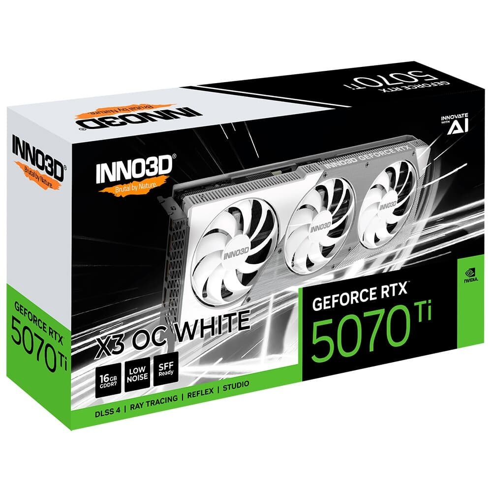 Placa de Video RTX5070 Ti X3 OC white | KaBuM!