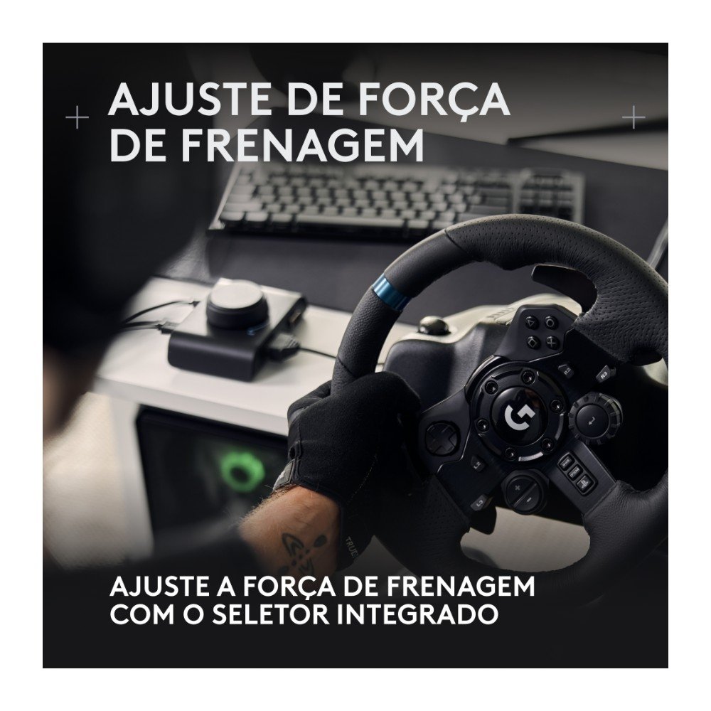Adaptador de corrida Logitech G RACING ADAPTER para G29, G920, G923, PRO Wheel, Pedais e Câmbio - PlayStation, Xbox X/S e PC - 943-000435