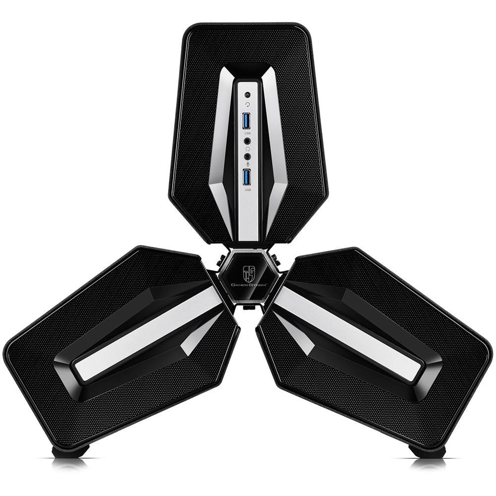 Gabinete DeepCool Mini-ITX Tristellar sem Fonte Preto