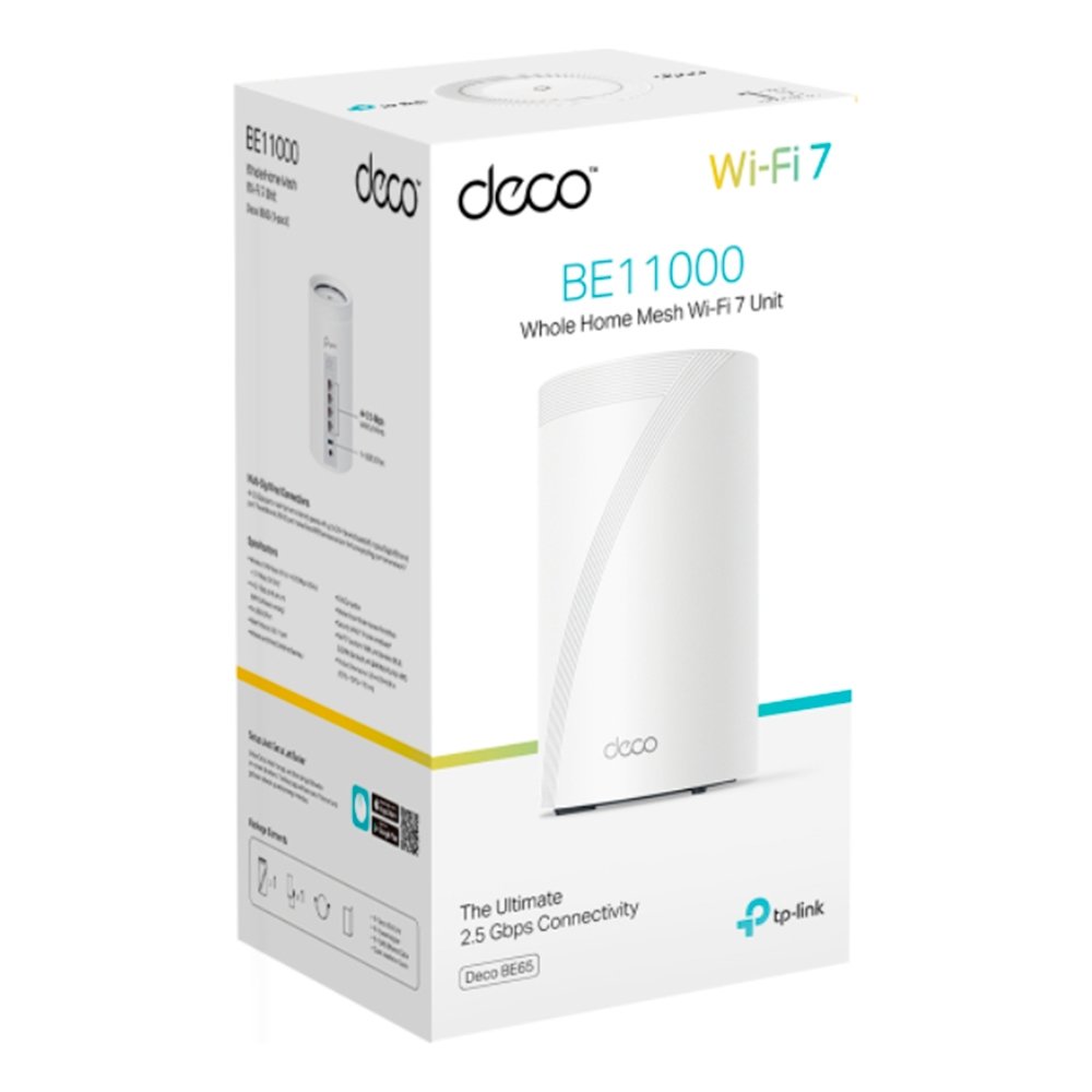Deco BE65 WiFi 7 Mesh: Internet 11Gbps | KaBuM!