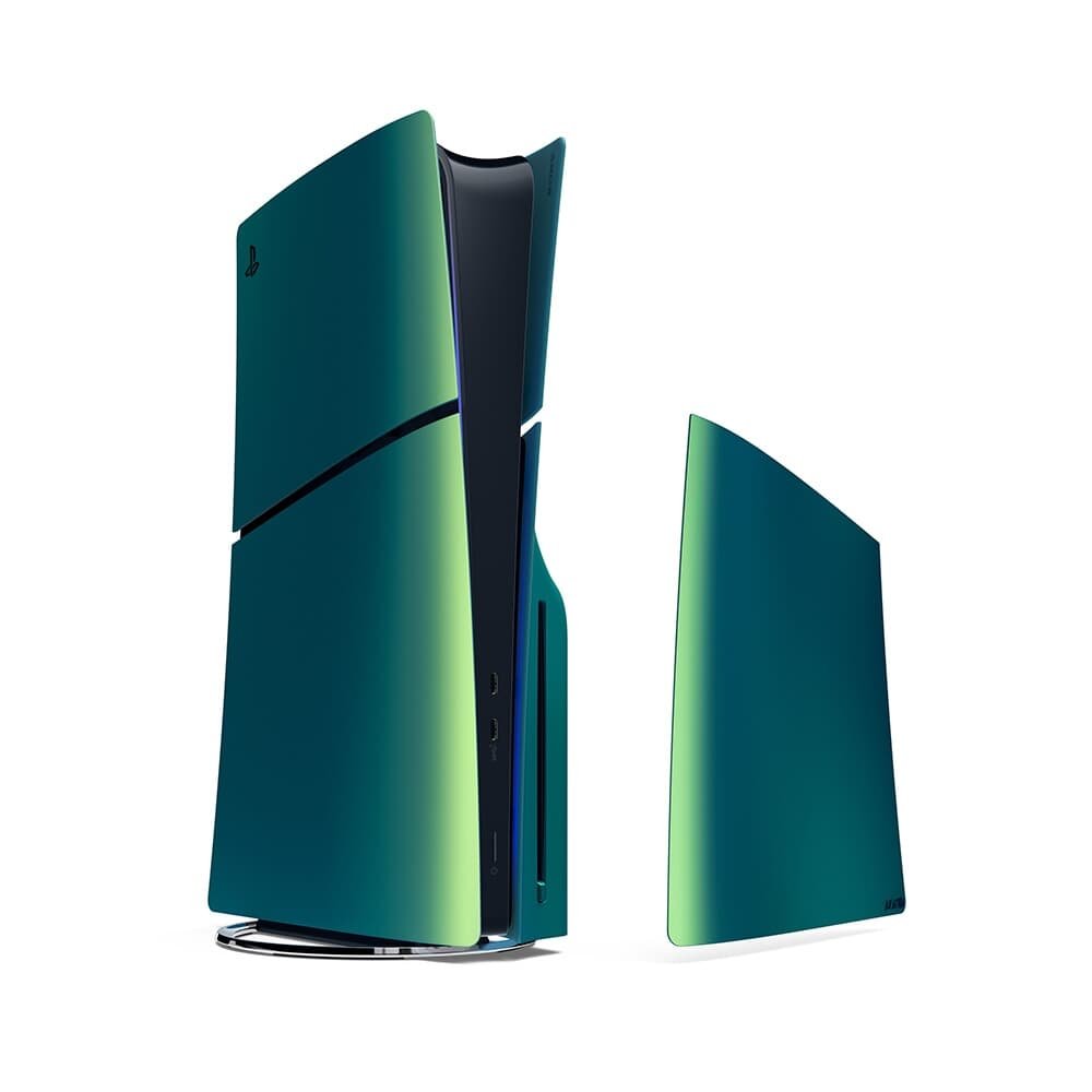 Imagem 2 de 5 do produto Tampas do console PS5 Slim, Chroma Teal - CFI-ZCS2W09Y
