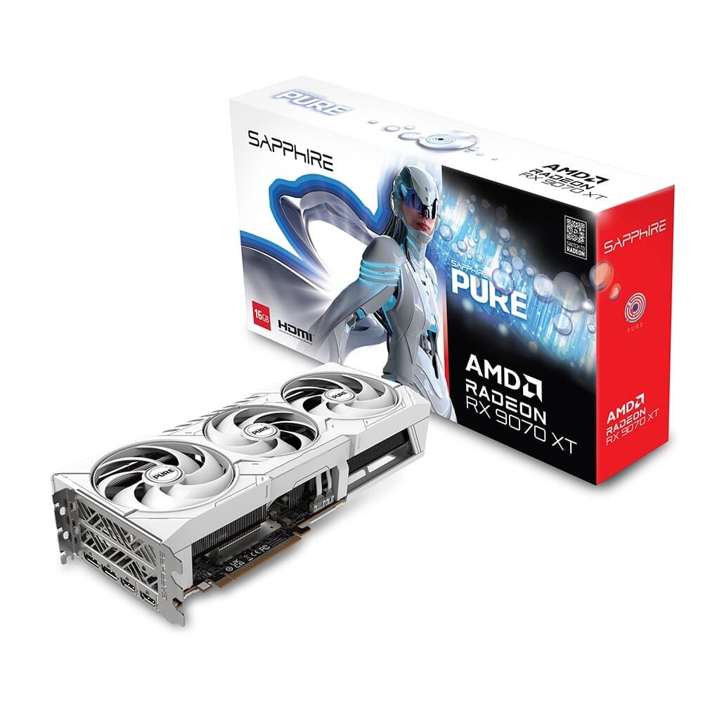 Placa de Vídeo Sapphire RX 9070 XT Gaming | KaBuM!