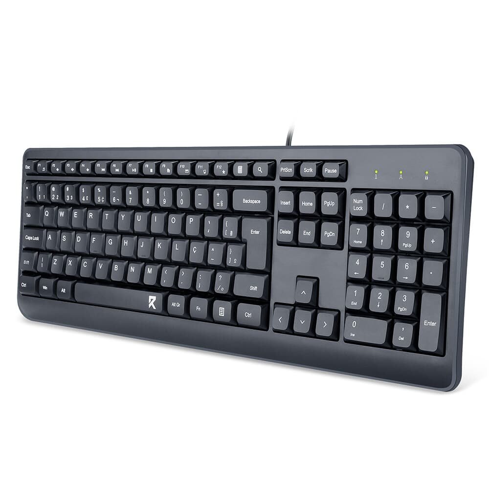 Teclado Office ( Balão.info) Membrana, Full Size, ( Balão.info), Preto - BK-7092 PT - foto 6