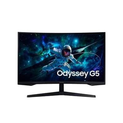 "Monitor Gamer Curvo Samsung Odyssey G5 32"", QHD, 165Hz, 1ms, FreeSync, HDR10 - LS32CG552ELMZD"