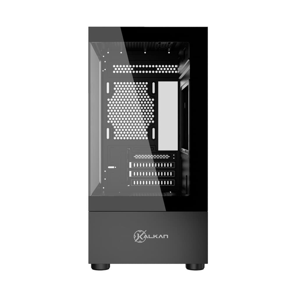 Imagem 3 de 7 do produto Gabinete Gamer Kalkan Avalon, Mid Tower, Lateral em Vidro, Micro ATX, Preto - KLK00036