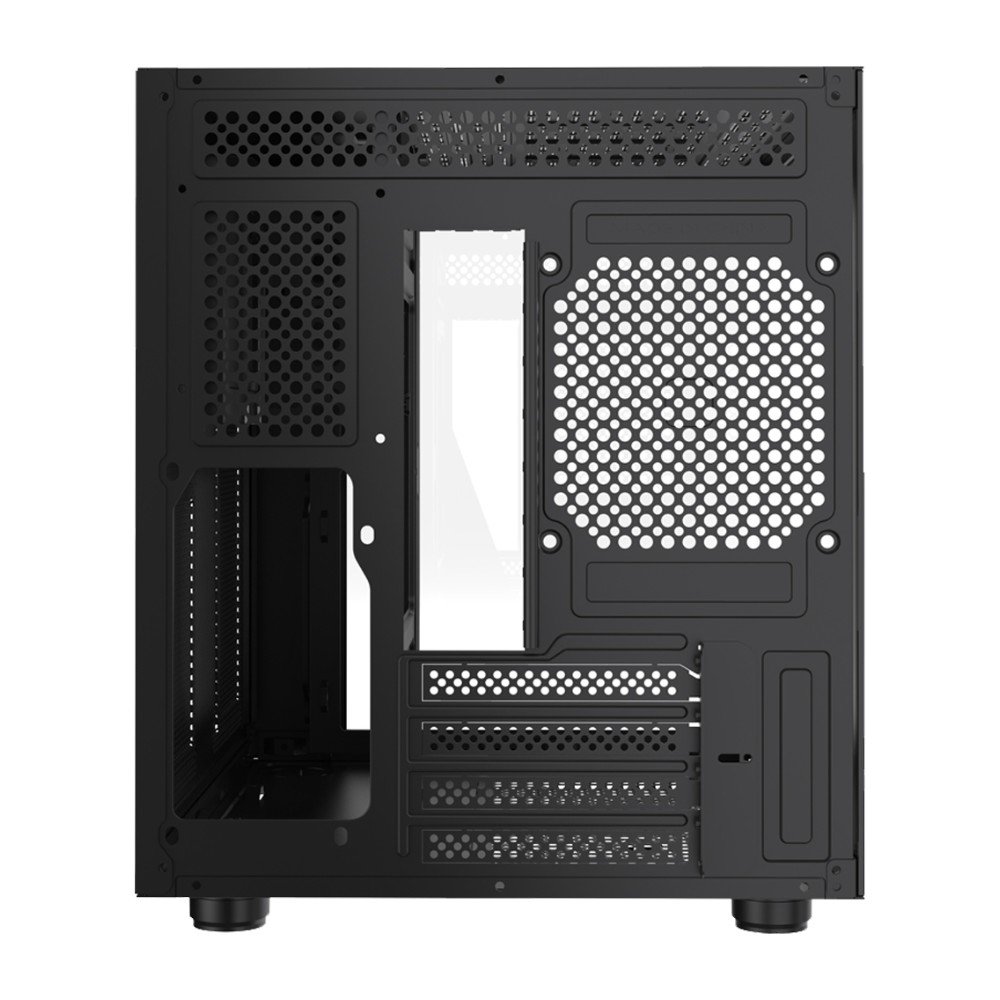 Gabinete Gamer Kalkan Midgard, Mid Tower, Micro-ATX, Lateral em Vidro Temperado, Sem FANs, Preto - KLK00039 - view 5