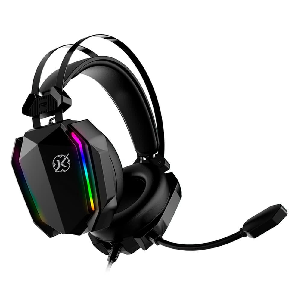Headset Gamer Kalkan Hugin, RGB, Adaptador USB Tipo-C, Preto - KLK00021 Headset Gamer Kalkan Hugin, RGB, Adaptador USB Tipo-C, Preto - KLK00021