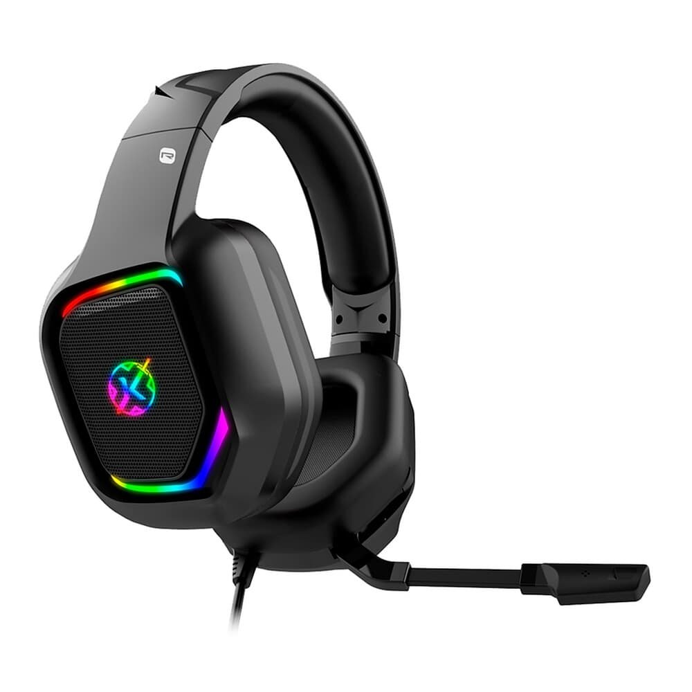 Imagem 1 de 3 do produto Headset Gamer Kalkan Magni, RGB, Surround 7.1, Adaptador USB Tipo-C, Preto - KLK00023