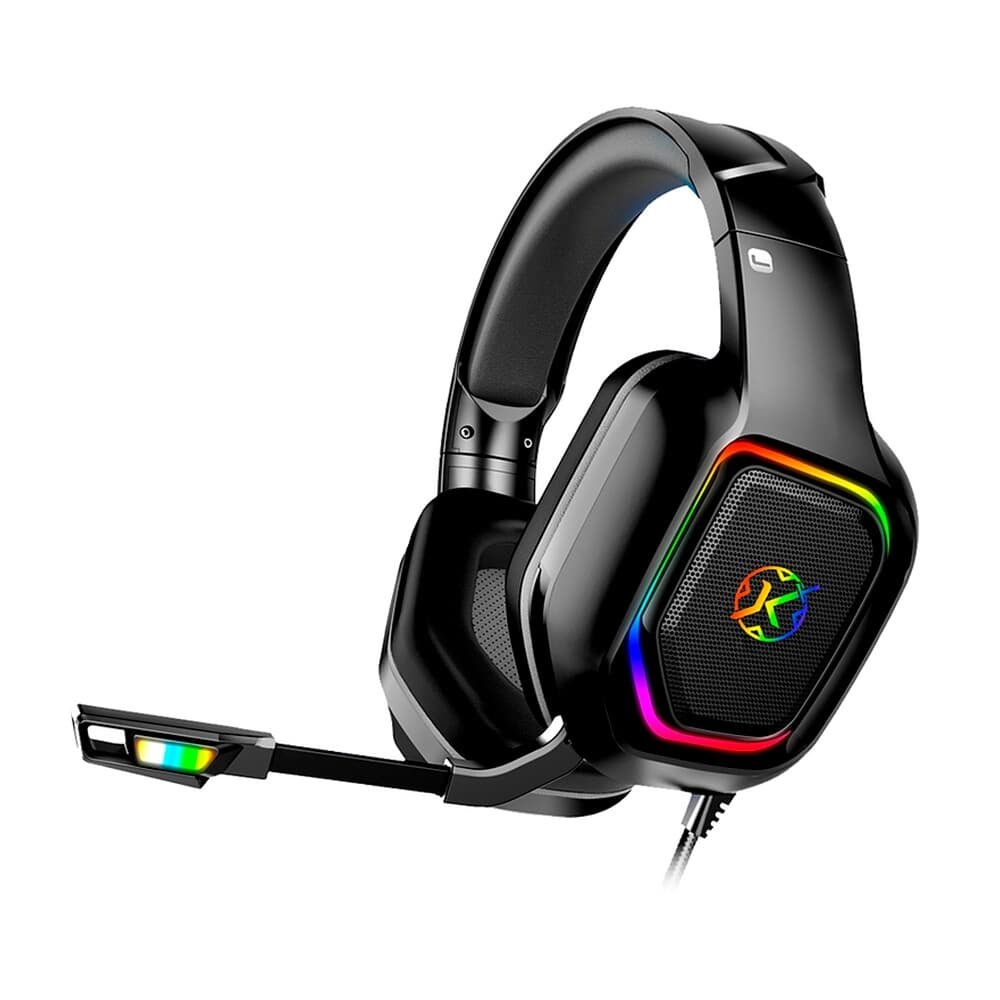Headset Gamer Kalkan Magni, RGB, Surround 7.1, Adaptador USB Tipo-C, Preto - ( Balão.info - foto 2