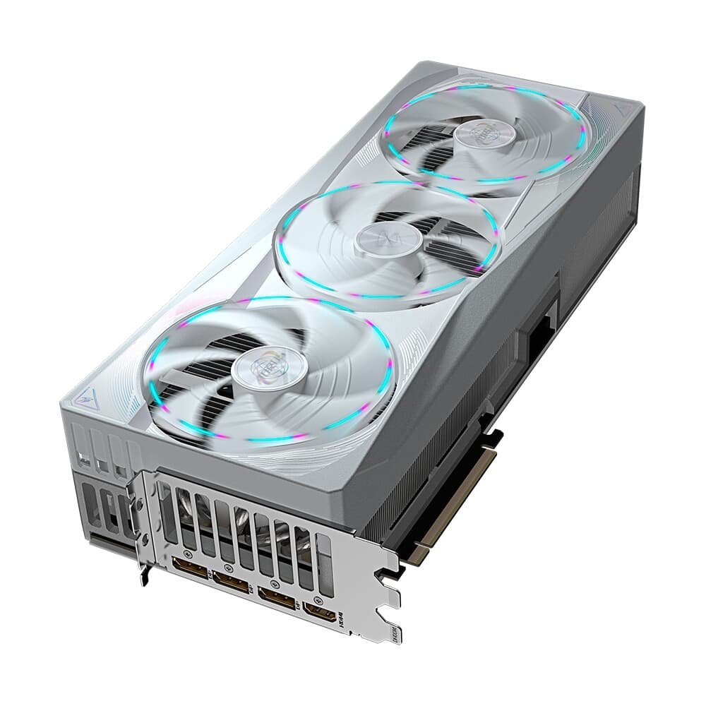 Placa de Vídeo RTX 5090 AORUS MASTER ICE 32G Gigabyte NVIDIA GeForce, 32GB GDDR7, 512bits, RGB, DLSS, Ray Tracing - 9VN5090AMI-00-G10 - view 7