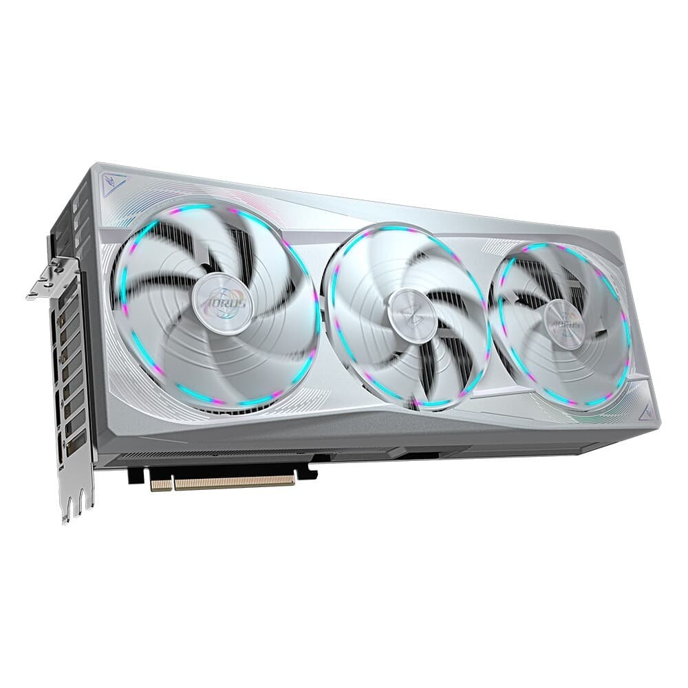 Placa de Vídeo RTX 5090 AORUS MASTER ICE 32G Gigabyte NVIDIA GeForce, 32GB GDDR7, 512bits, RGB, DLSS, Ray Tracing - 9VN5090AMI-00-G10 - view 4