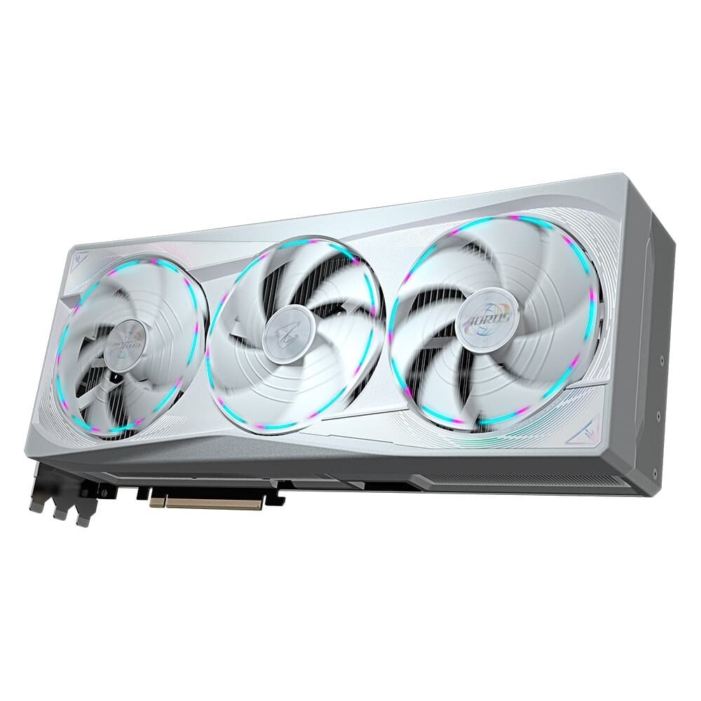 Placa de Vídeo RTX 5090 AORUS MASTER ICE 32G Gigabyte NVIDIA GeForce, 32GB GDDR7, 512bits, RGB, DLSS, Ray Tracing - 9VN5090AMI-00-G10 - view 5