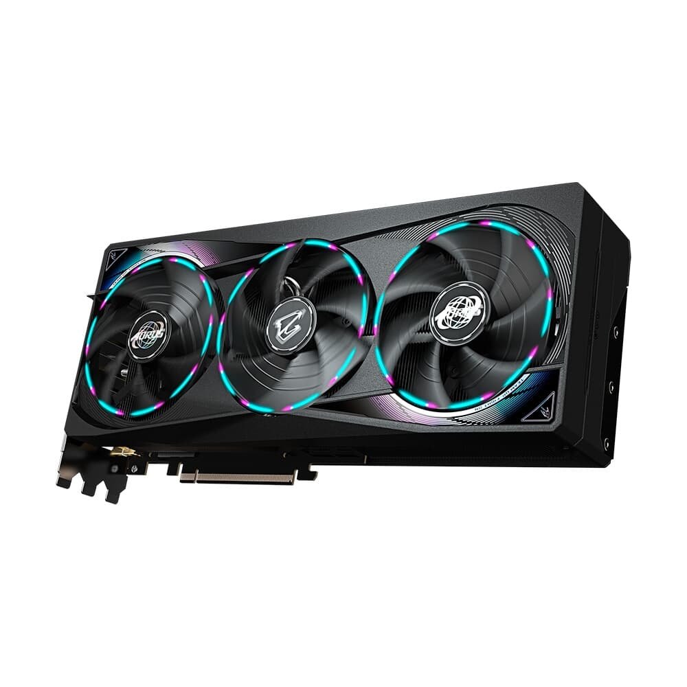 Imagem 4 de 11 do produto Placa de Vídeo Gigabyte RTX 5070 AORUS MASTER 12G NVIDIA GeForce, 12GB GDDR7, 192bits, RGB, DLSS, Ray Tracing - 9VN5070AM-00-G10