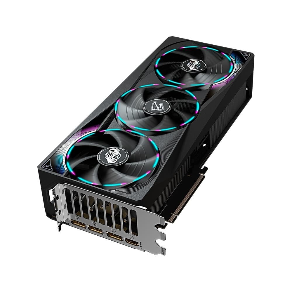 Imagem 6 de 11 do produto Placa de Vídeo Gigabyte RTX 5070 AORUS MASTER 12G NVIDIA GeForce, 12GB GDDR7, 192bits, RGB, DLSS, Ray Tracing - 9VN5070AM-00-G10