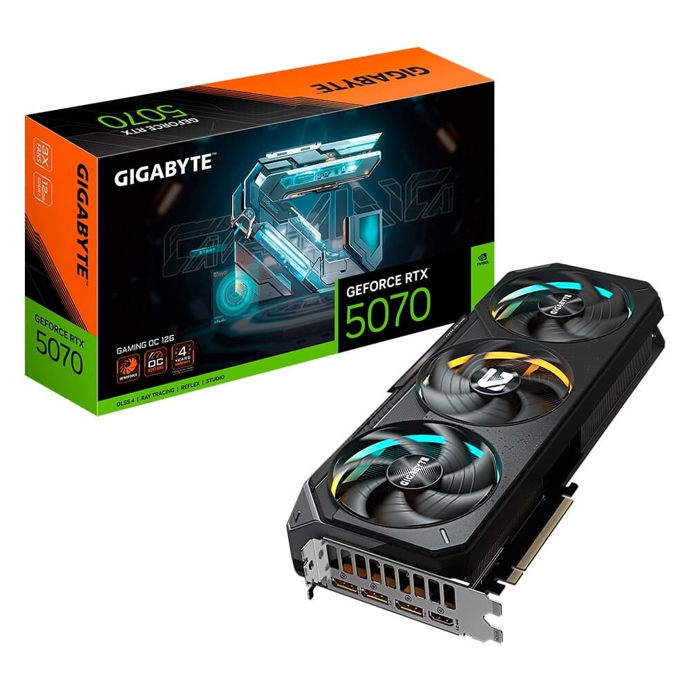 Placa de Vídeo Gigabyte Gaming OC RTX 5070 12GB
