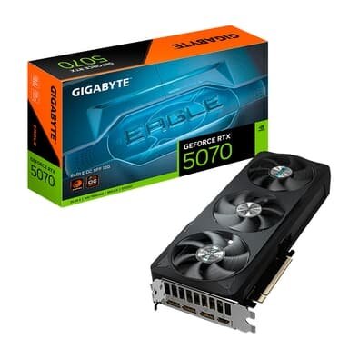  Gigabyte RTX 5070 EAGLE OC SFF 12G NVIDIA GeForce, 12GB GDDR7, 192bits, RGB, DLSS, Ray Tracing - 9VN5070EO-00-G10