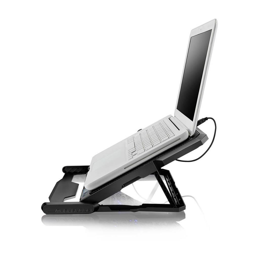 "Base com Cooler para Notebook Multi Hexa, com 6 Fans com Ajuste de Velocidade, Até 17"", 2x USB, LED, Preto - AC282" - view 4