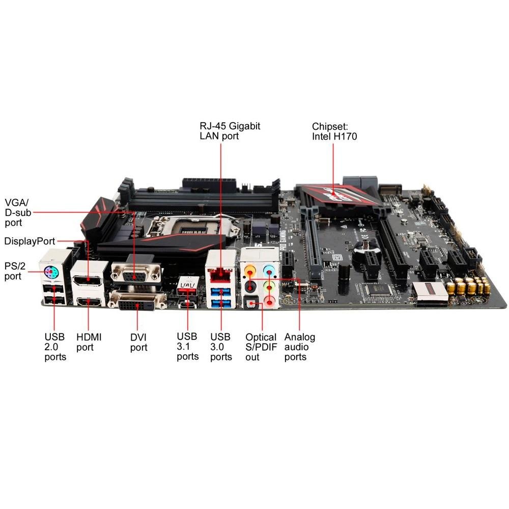 ASUS H170 PRO GAMING＋Core i7 6700＋AK400 Review] ASUS H170 Pro Gaming – Lock Gamer Hardware