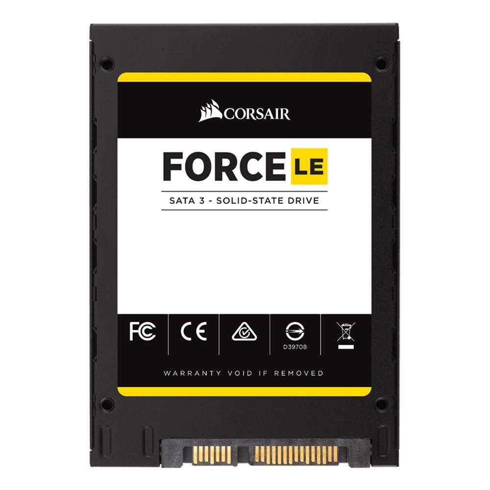 SSD Corsair Force LE 2.5´ 480GB SATA III 6Gb/s Leituras: 560MB/s e Gravações: 530MB/s - CSSD-F480GBLEB