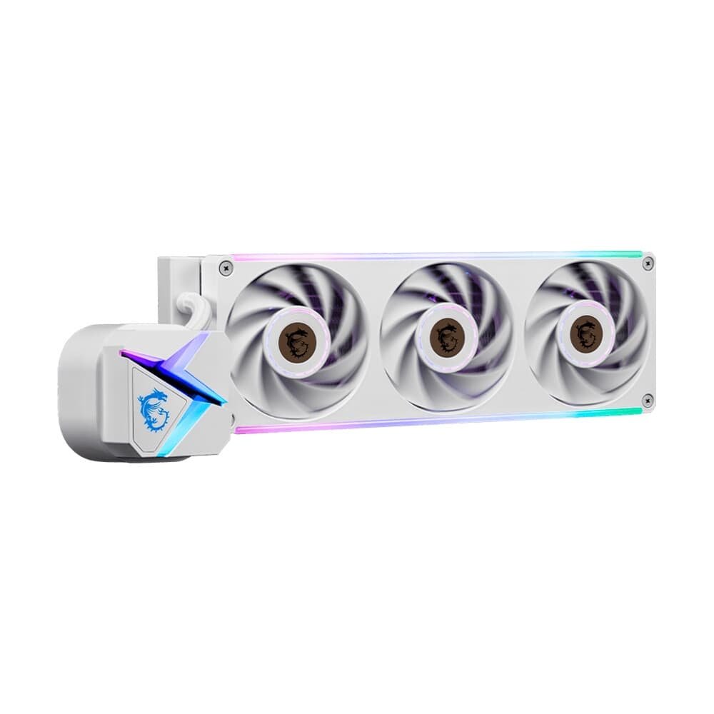 Water Cooler MSI MAG Coreliquid C360 V2 WT, ARGB, 360mm, Intel e AMD, Branco - CLC360V2WT 4