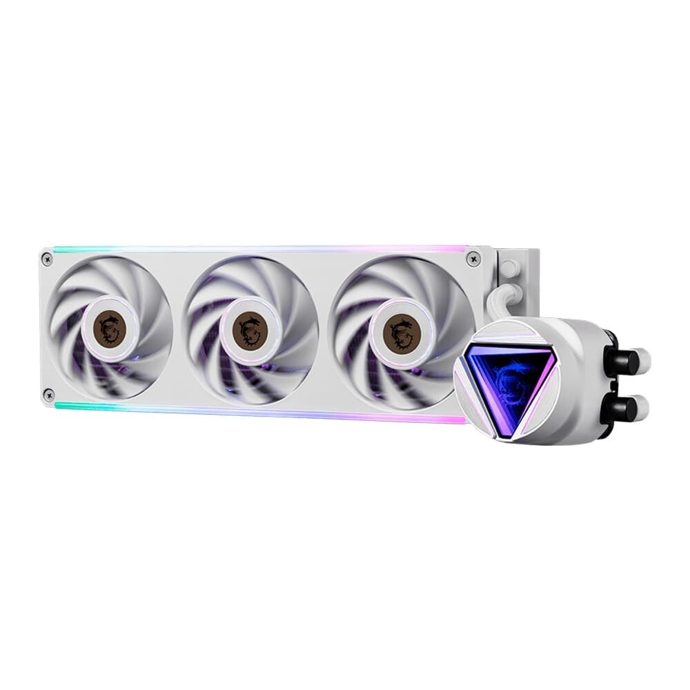 Water Cooler MSI MAG Coreliquid C360 V2 WT, ARGB, 360mm, Intel e AMD, Branco - CLC360V2WT - view 3