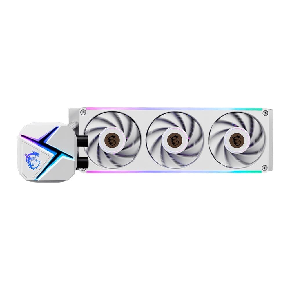 Water Cooler MSI MAG Coreliquid C360 V2 WT, ARGB, 360mm, Intel e AMD, Branco - CLC360V2WT - view 2