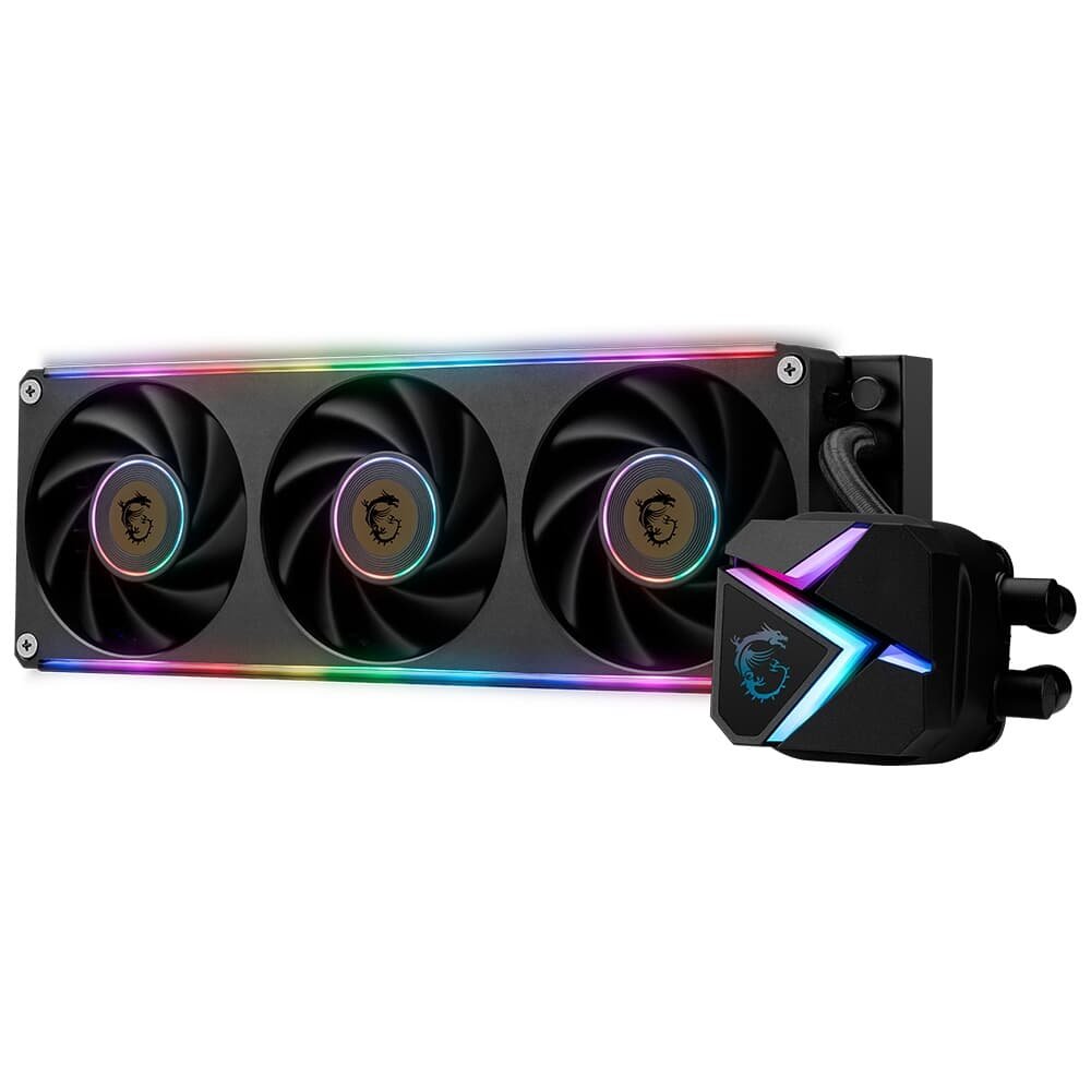 Water Cooler MSI MAG Coreliquid C360 V2, ARGB, 360mm, Intel e AMD, Preto - CLC360V2 - view 2