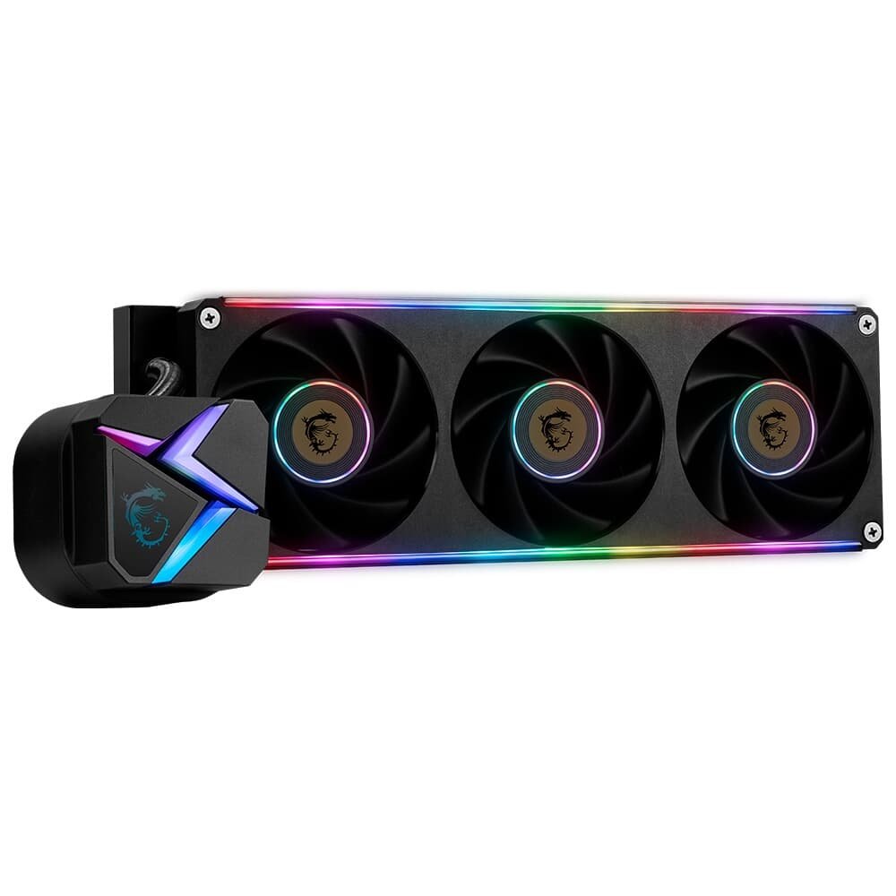 Water Cooler MSI MAG Coreliquid C360 V2, ARGB, 360mm, Intel e AMD, Preto - CLC360V2 - view 8