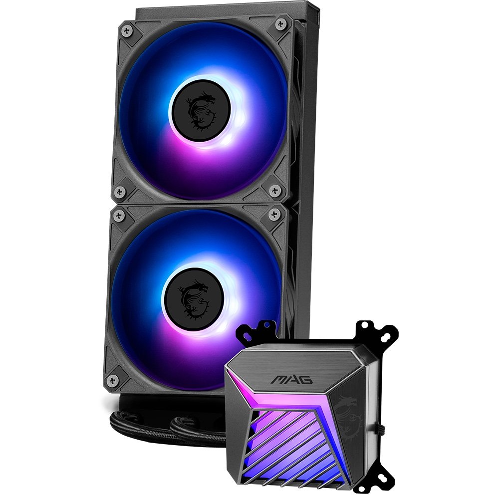 Water Cooler MSI MAG Coreliquid A15, ARGB, 240mm, Intel e AMD, Preto - CLA15240 4