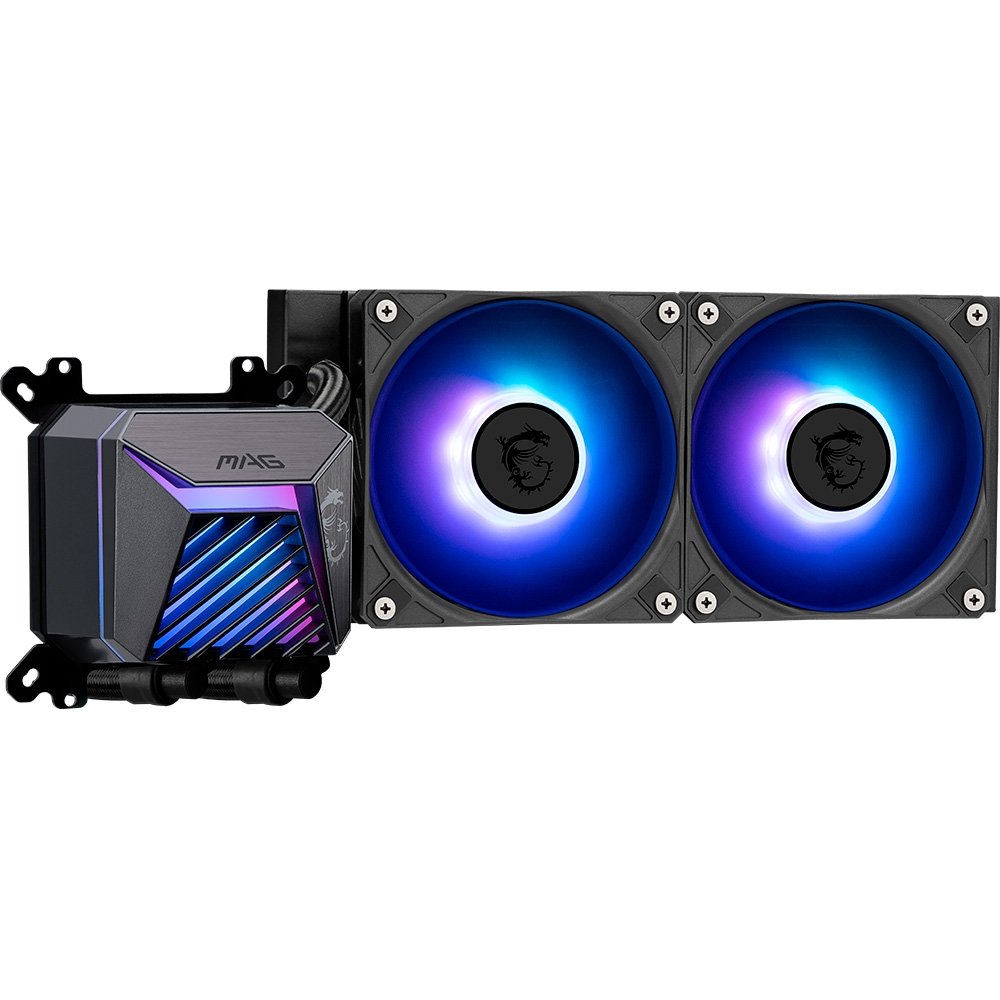 Imagem 7 de 9 do produto Water Cooler MSI MAG Coreliquid A15, ARGB, 240mm, Intel e AMD, Preto - CLA15240