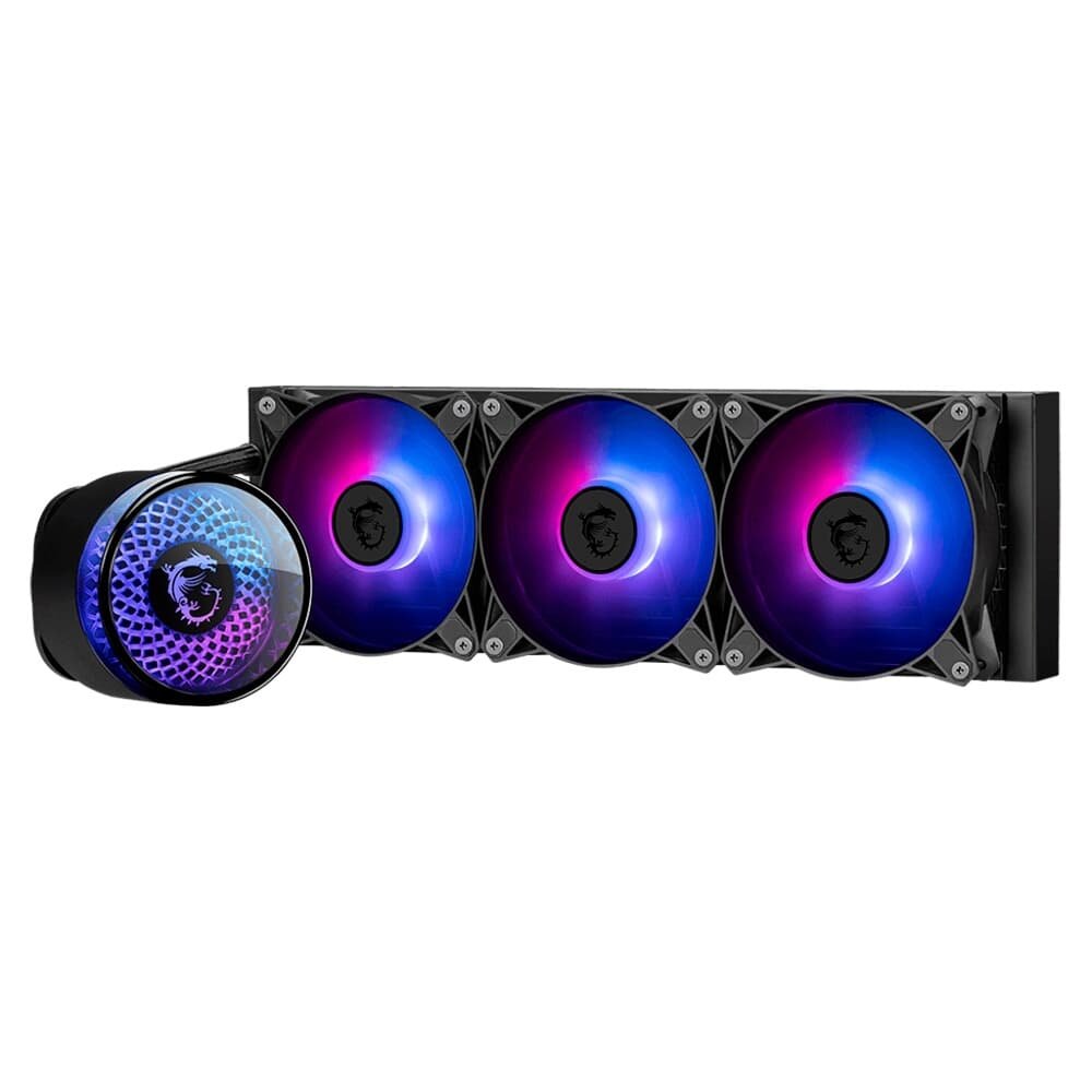 Water Cooler MSI MAG Coreliquid A12, ARGB, 360mm, Intel e AMD, Preto - CLA12360 - view 4