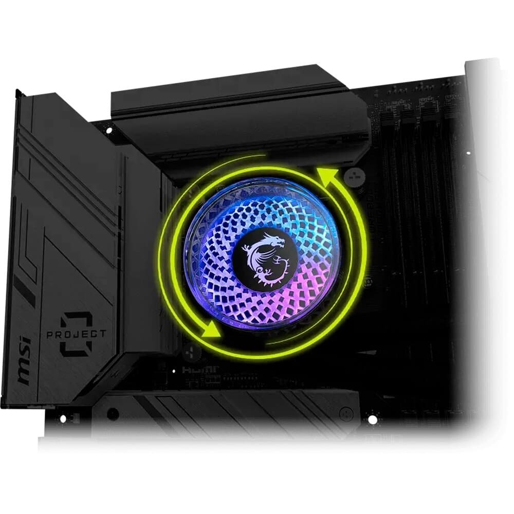Imagem 4 de 6 do produto Water Cooler MSI MAG Coreliquid A12, ARGB, 240mm, Intel e AMD, Preto - CLA12240