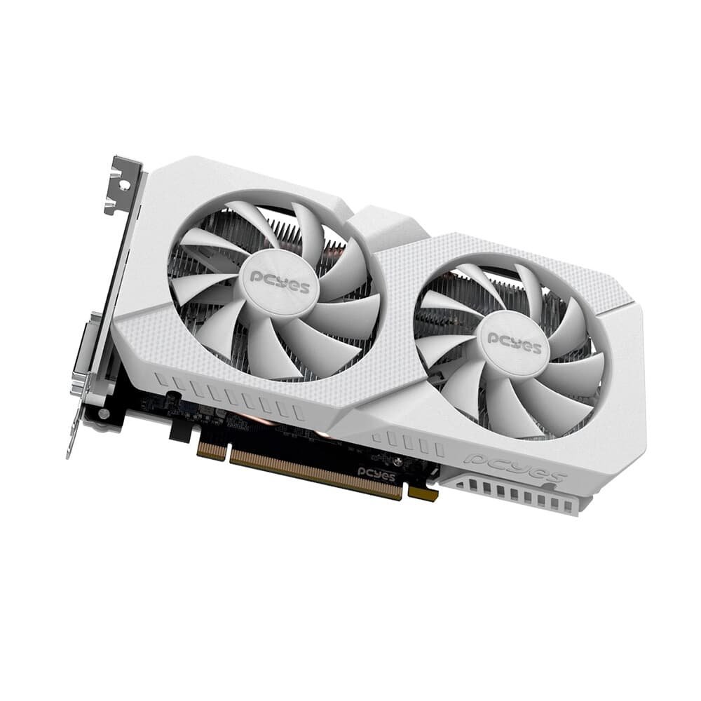 Placa De Vídeo Pcyes Projeto Edge GPU RTX 3050 NVIDIA Geforce, 8GB, GDDR6, 128Bit, Branco - PVRTX30508WTPE 8