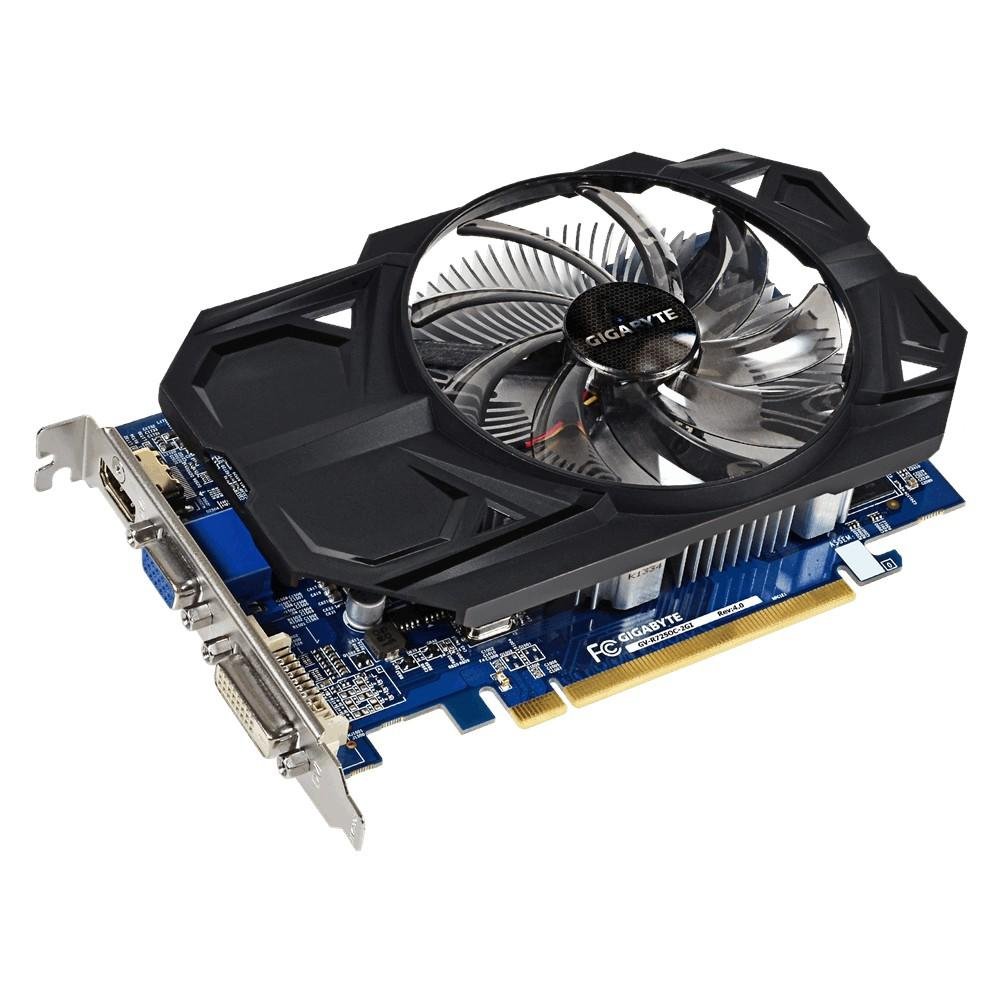 Placa de Vídeo VGA Gigabyte AMD Radeon R7 250 OC 2G - GV-R725OC-2GI - ver. 4.0 Placa de Vídeo VGA Gigabyte AMD Radeon R7 250 OC 2G - GV-R725OC-2GI - ver. 4.0