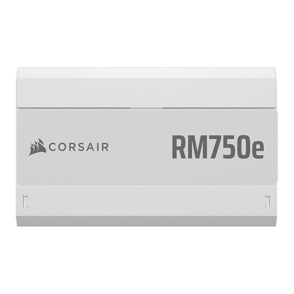 Fonte CORSAIR RM750e, 750W, Platinum, Full Modular, ATX 3.1 e PCIe 5.1, Eficiência Cybenetics Gold, Baixo Ruído, Branco - CP-9020292-BR - view 2