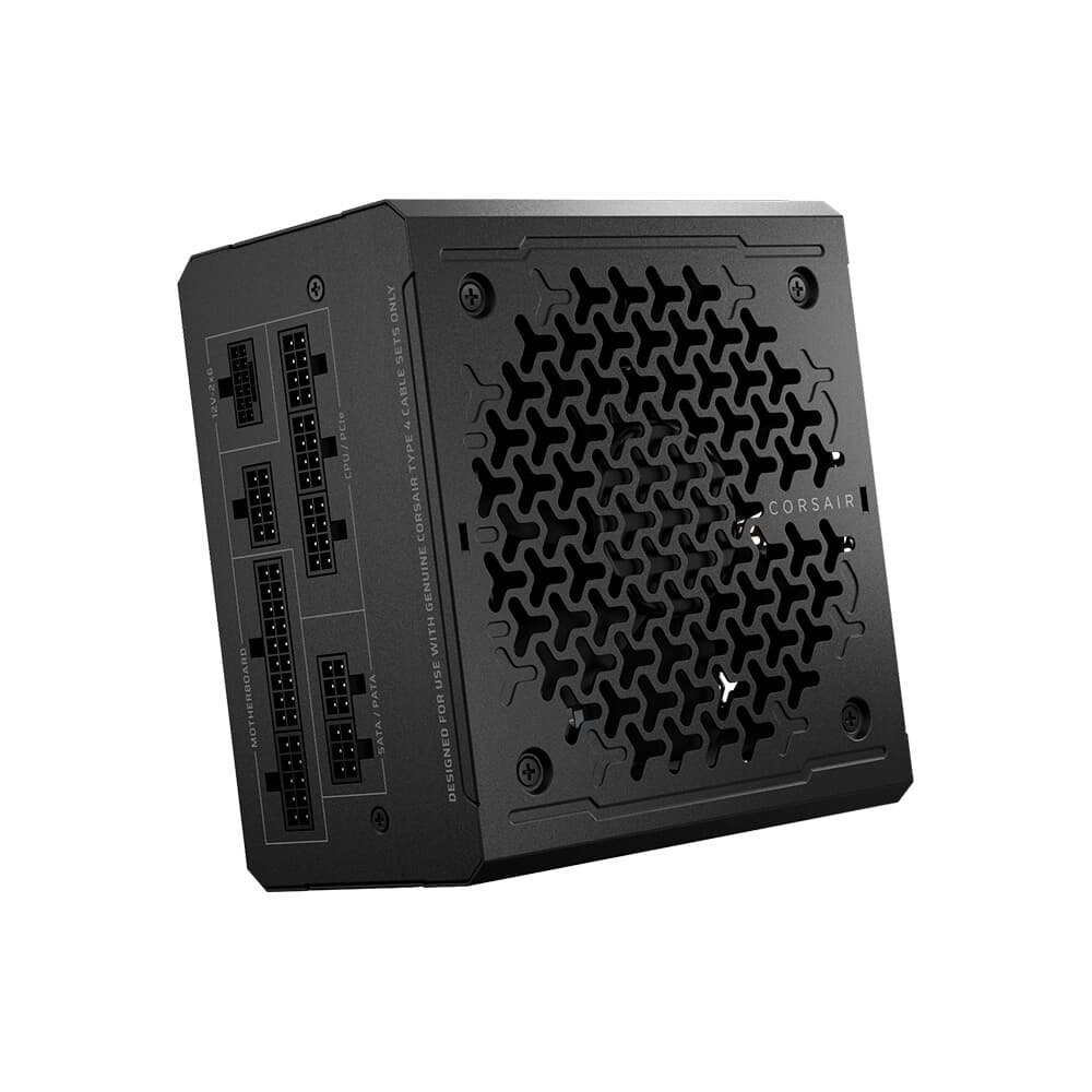 Imagem 4 de 9 do produto Fonte CORSAIR RM1000e, 1000W, Full Modular ATX 3.1 e PCIe 5.1, Eficiência Cybenetics Gold, Baixo ruído, Preto - CP-9020297-BR