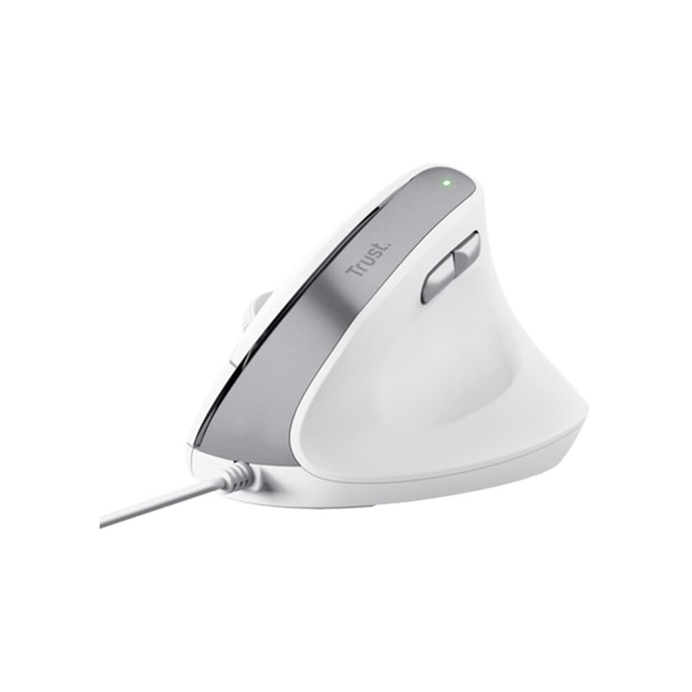 Imagem 2 de 4 do produto Mouse Trust Bayo II, Design Ergonômico, 6 Botões, 2400 DPI, USB, Branco - 25397
