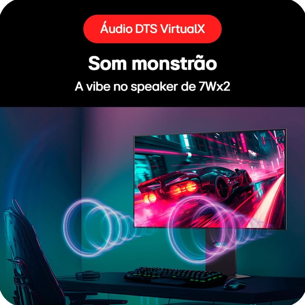 Monitor Gamer LG UltraGear OLED 32", 4K, 480Hz, 0.03ms, FreeSync Premium Pro, G-Sync, HDR400, Som Integrado - 32GS95UV Monitor Gamer LG UltraGear OLED 32", 4K, 480Hz, 0.03ms, FreeSync Premium Pro, G-Sync, HDR400, Som Integrado - 32GS95UV