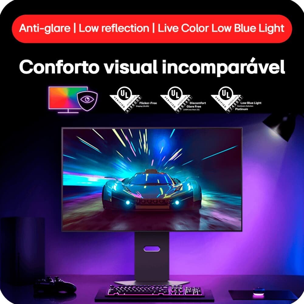 "Monitor Gamer LG UltraGear OLED 32"", 4K, 480Hz, 0.03ms, FreeSync Premium Pro, G-Sync, HDR400, Som Integrado - 32GS95UV" - view 10