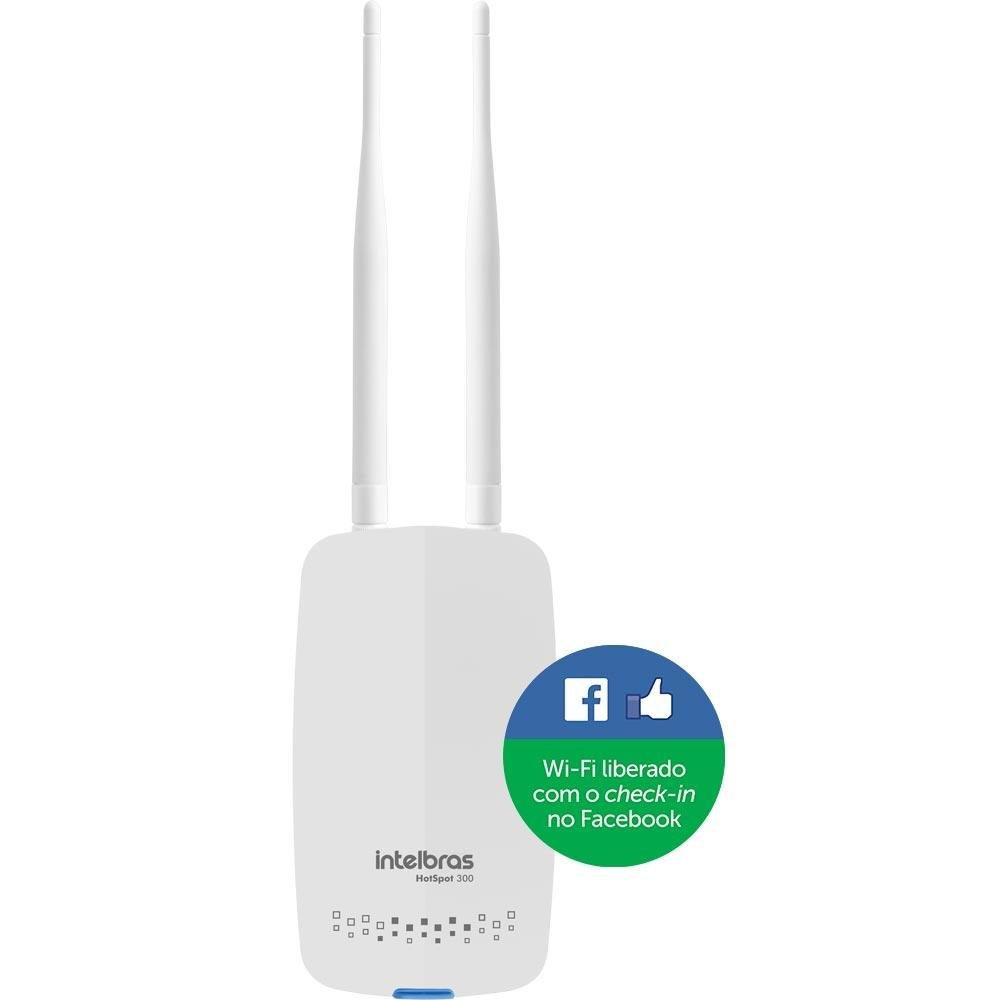 Roteador Wireless com check-in no Facebook - Intelbras Hotspot 300